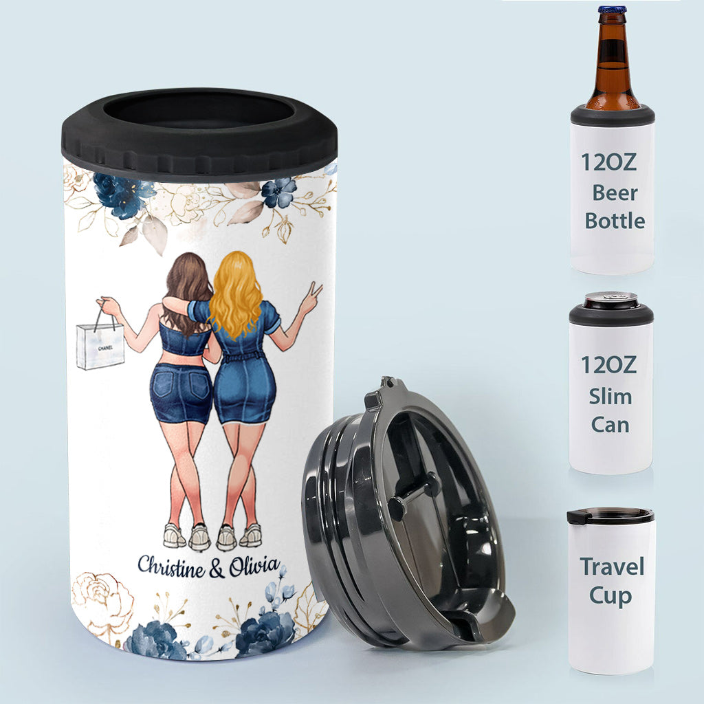 Talking To Your Sister - Personalized Bestie Can Cooler