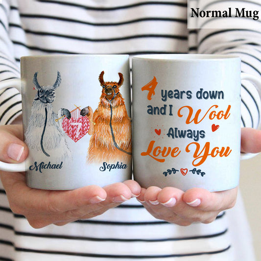 I Wool Always Love You - Personalized Husband And Wife Mug