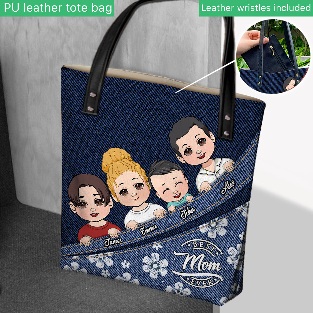 Best Mom/Grandma /Aunt Ever - Gift for mom, aunt, grandma - Personalized Tote Bag