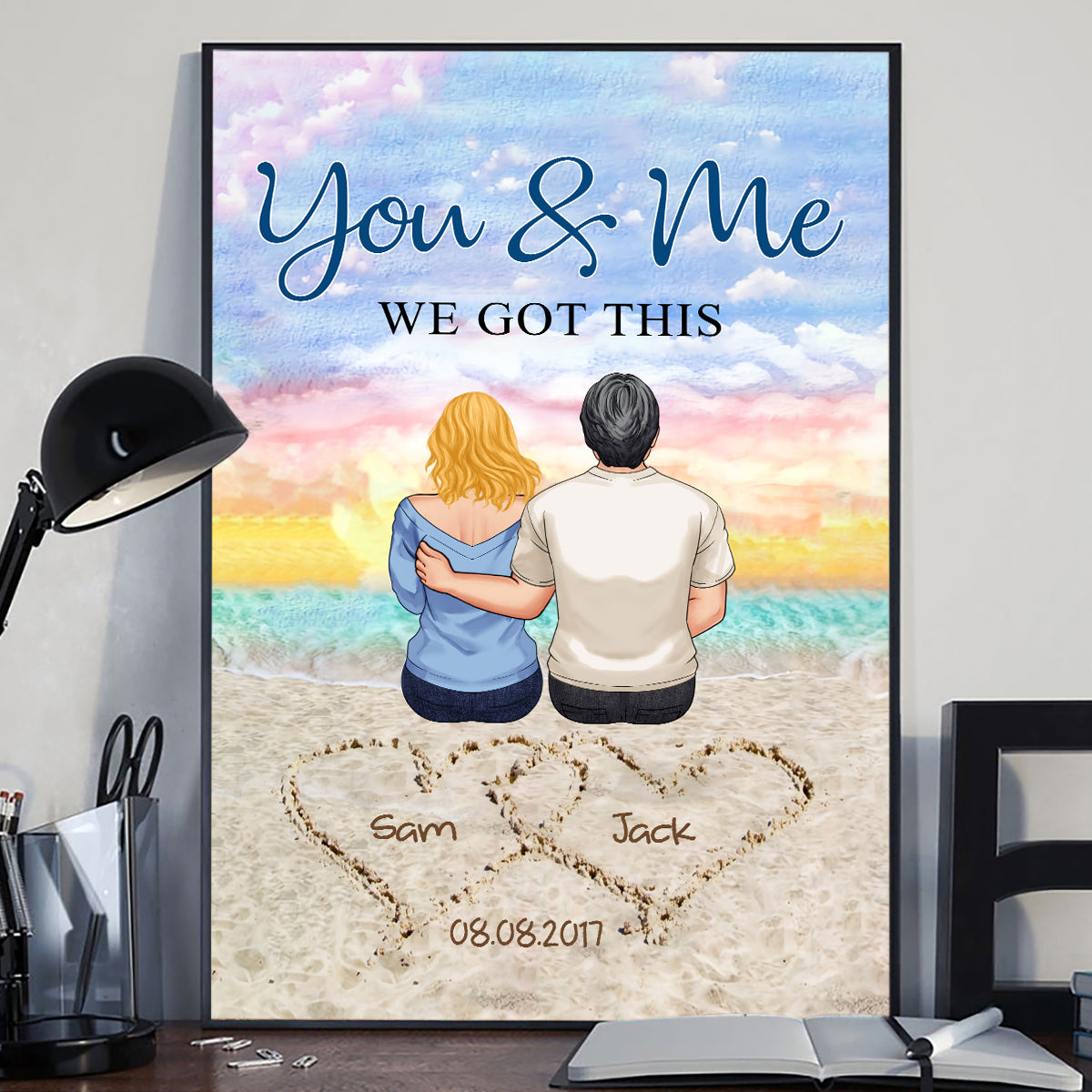 You & Me We Got This - Personalized Couple Canvas And Poster