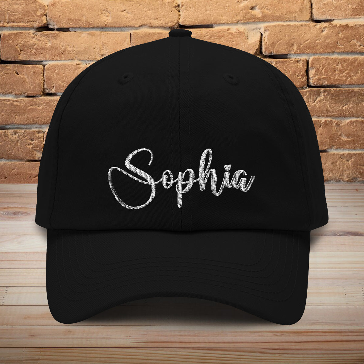 Casquette classique brodée personnalisée avec nom pour belle-mère