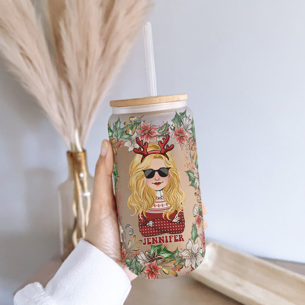 Somebody's Bomb Bestie - Personalized Bestie Can Glass