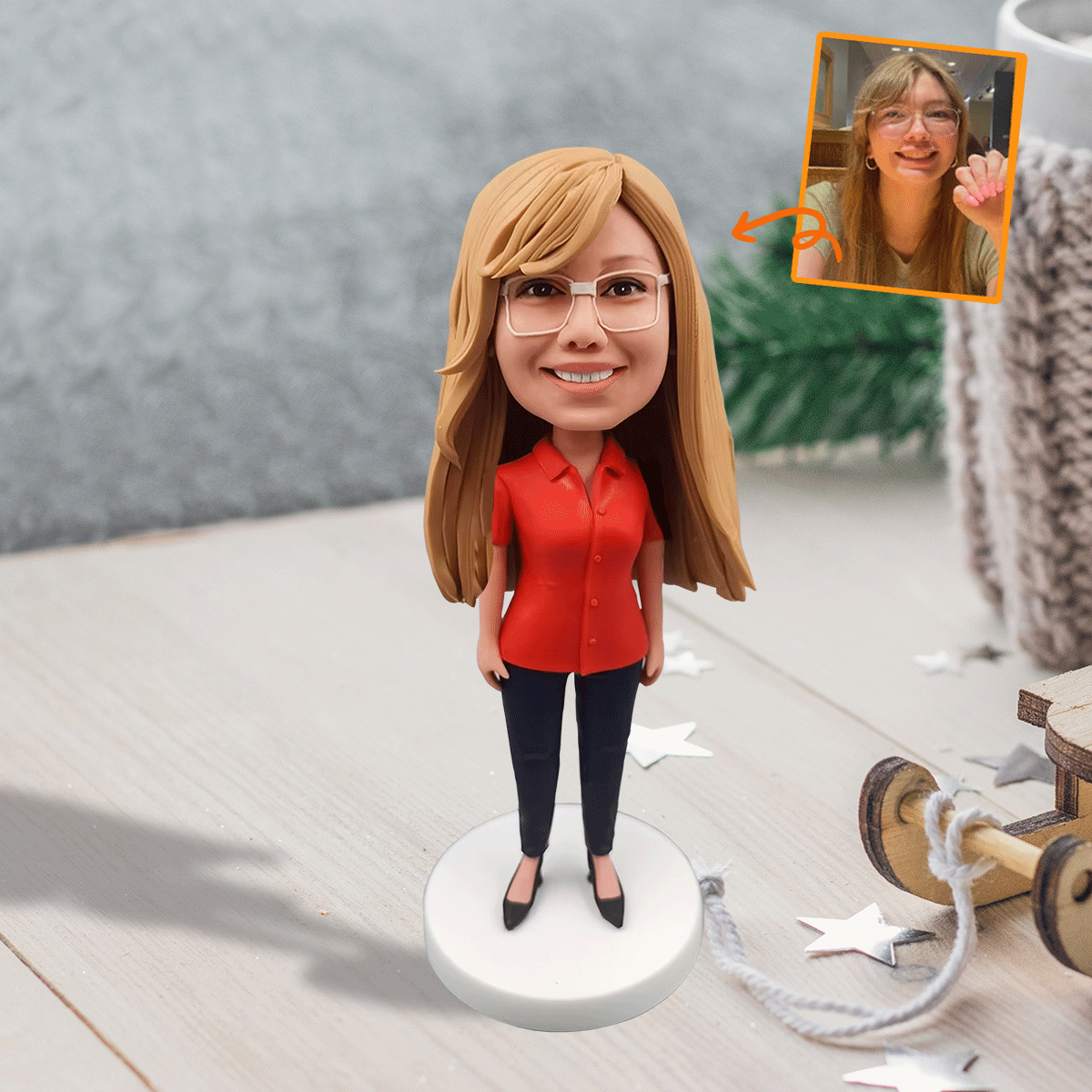 Custom Figure - Personalized Daughter Bobblehead