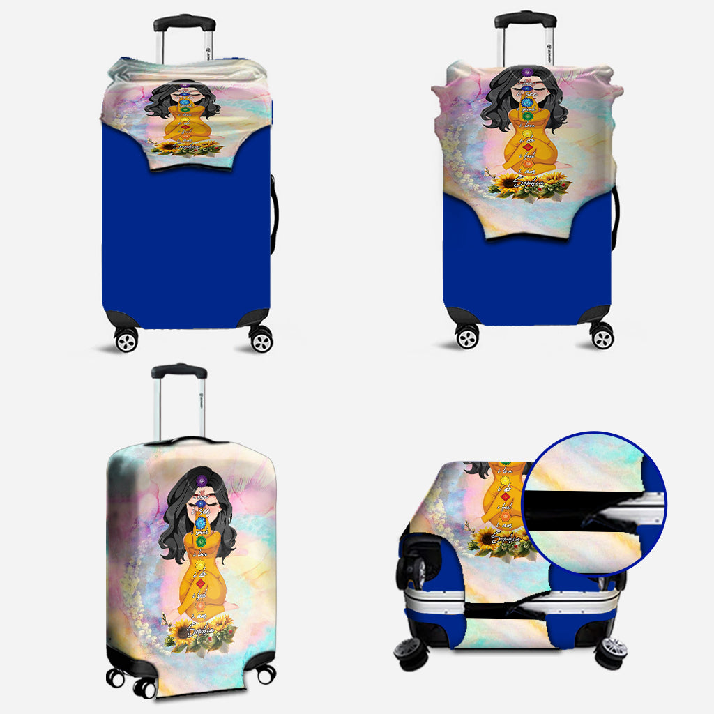 Let That Shit Go - Personalized Yoga Luggage Cover