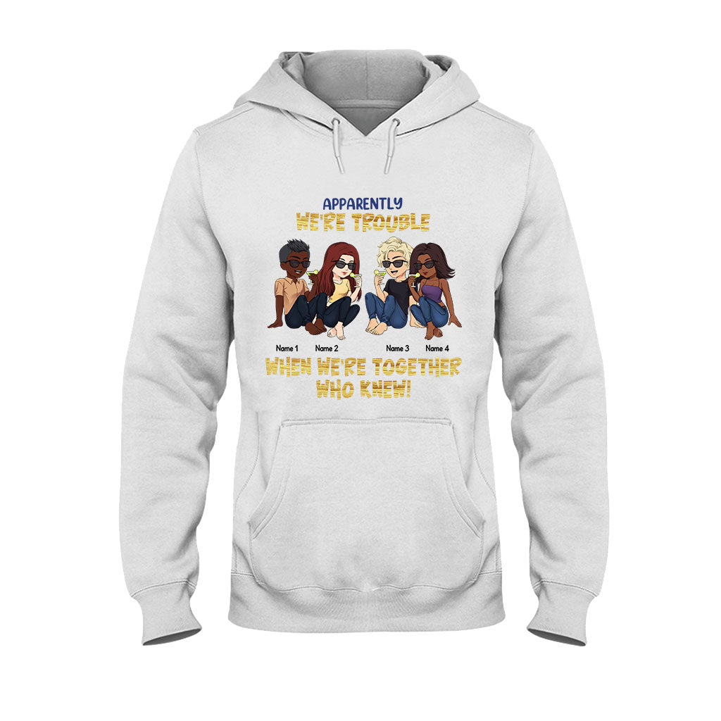 Beste Freundinnen sind die Schwestern, die wir uns selbst aussuchen – Geschenk für die beste Freundin – Personalisiertes T-Shirt und Hoodie