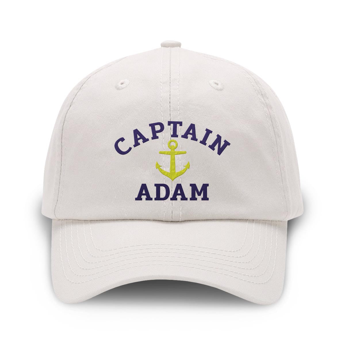 Capitaine - Casquette classique brodée personnalisée pour croisière