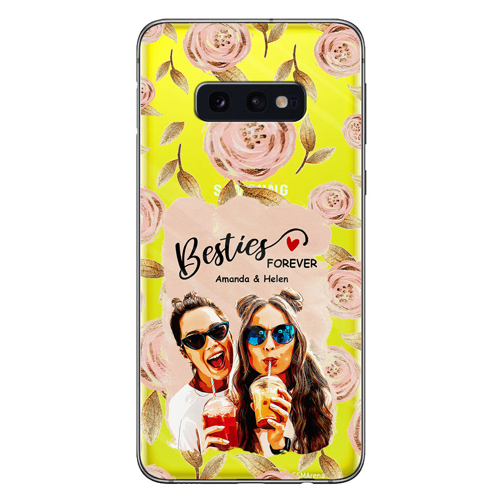 Besties Forever - Personalized Bestie Clear Phone Case