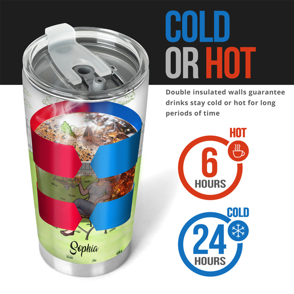 Welcher Tag ist heute? Wen interessiert's? - Personalisierter, ausrangierter Trinkbecher