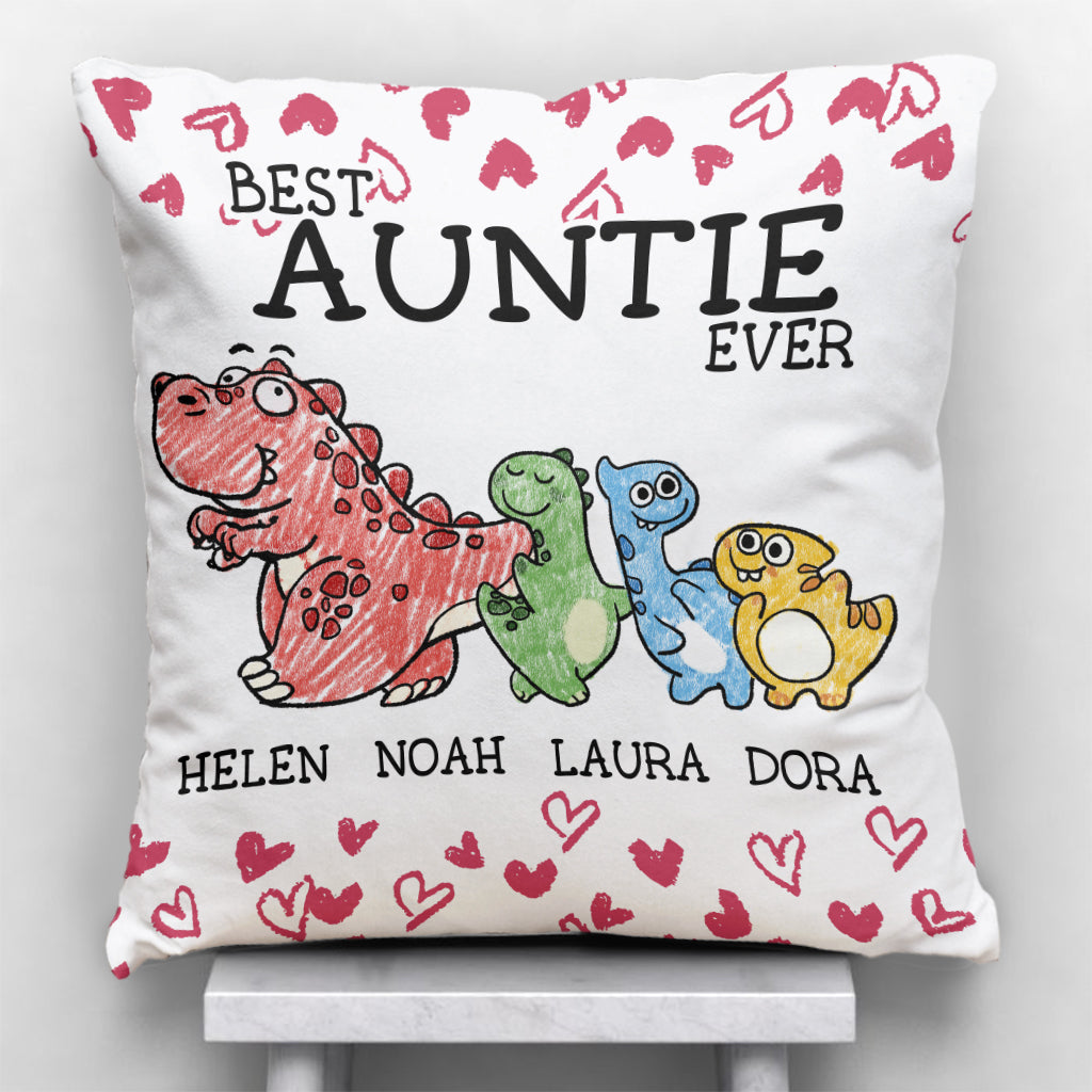 Best Mimisaurus Ever - Gift for grandma, mom, aunt - Personalized Throw Pillow