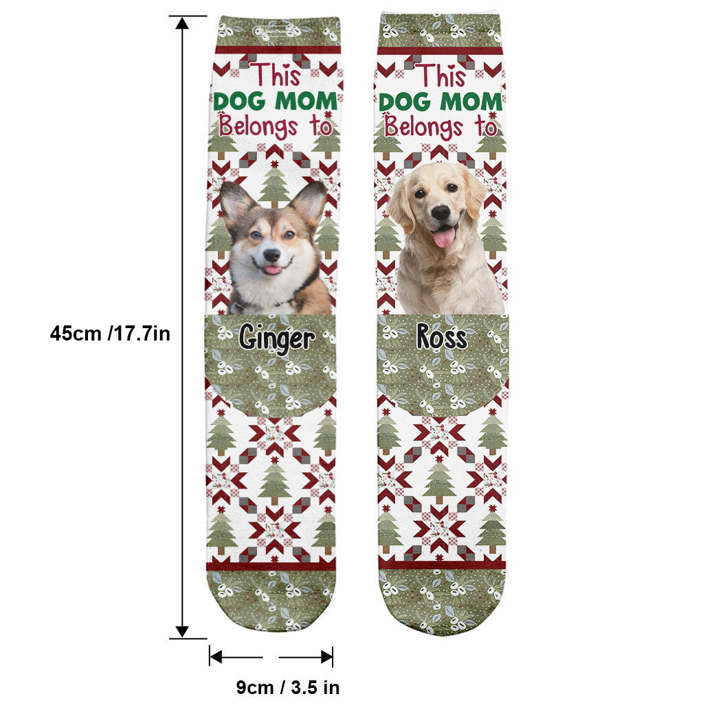 Dog Mom - Gift for dog lovers, dog lover - Personalized Socks