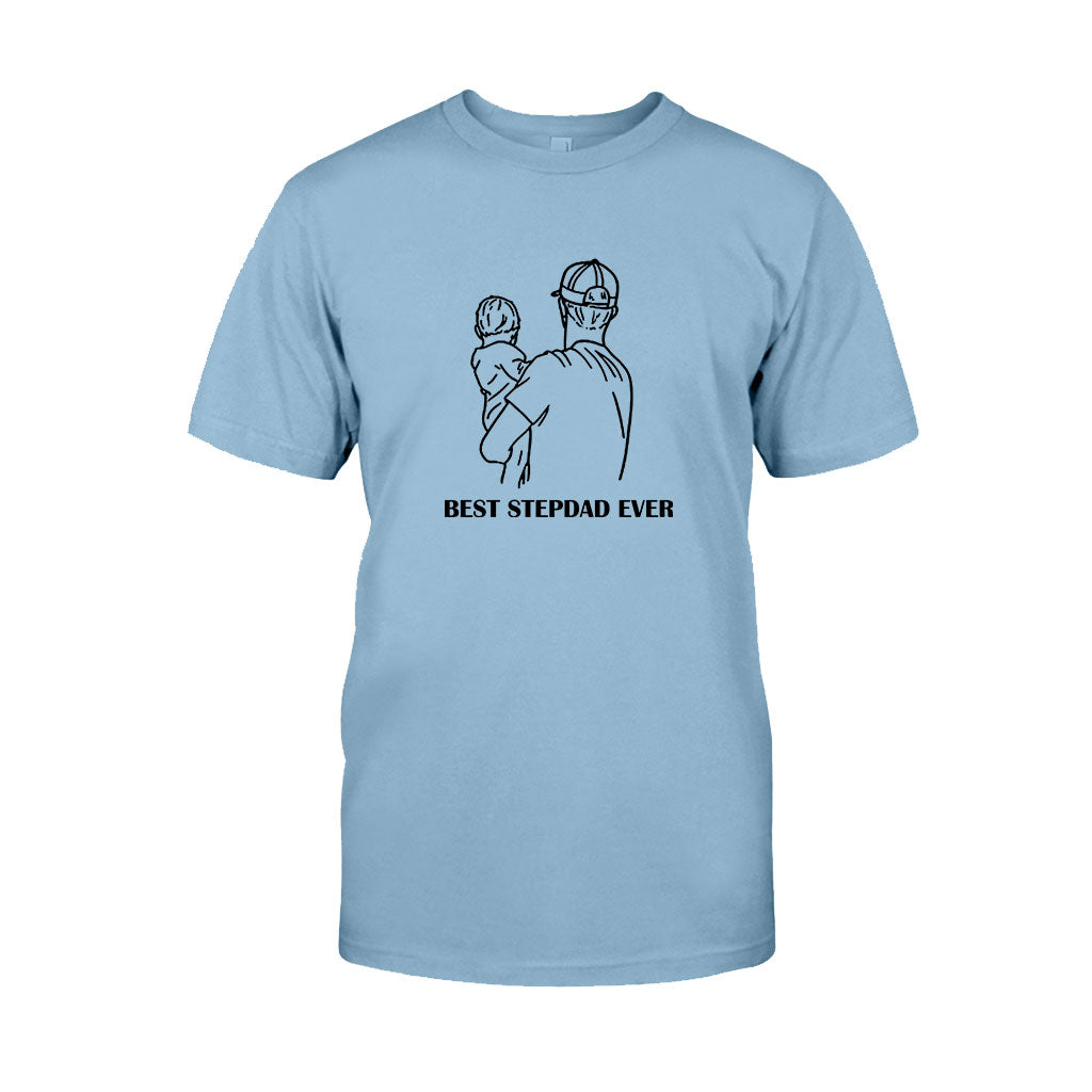 Meilleur beau-père du monde - Cadeau pour beau-père - T-shirt et sweat à capuche personnalisés