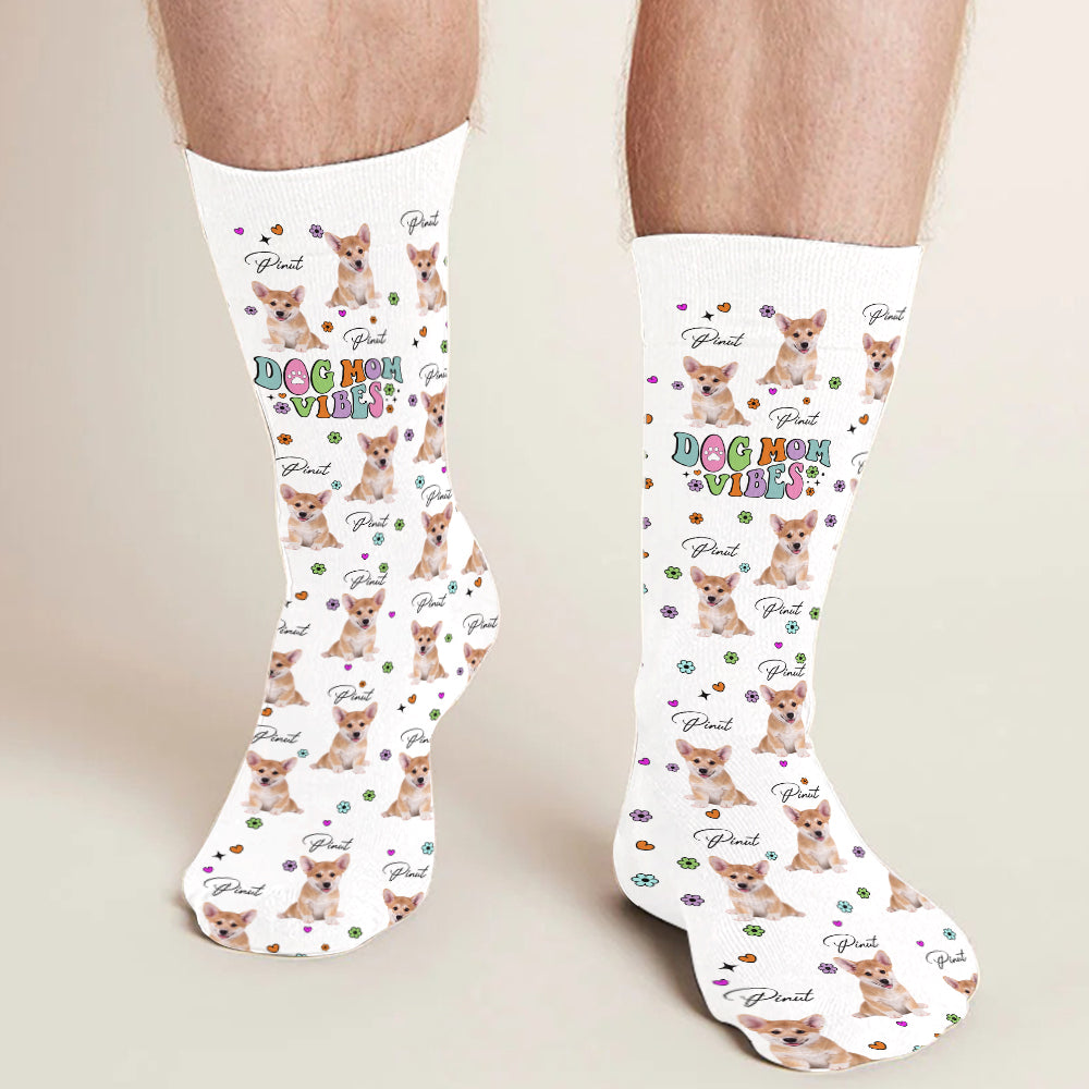 Hundemama-Vibes – personalisierte Hundesocken