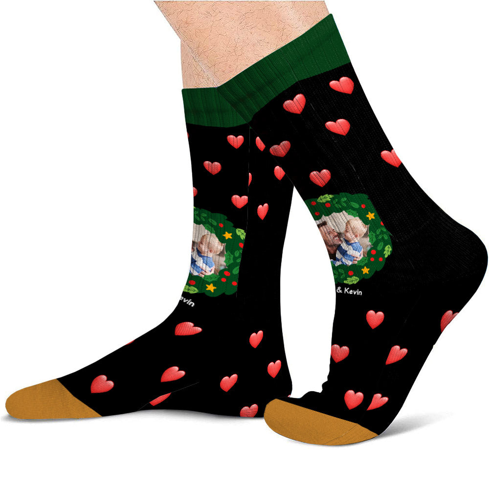 Custom Family Photo Socks - Personalized Family Socks