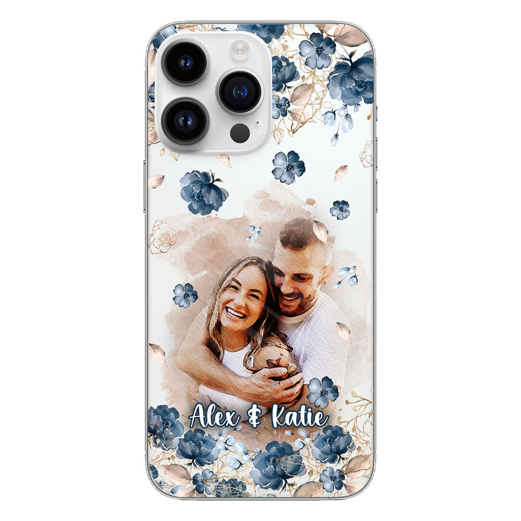 Floral Phone Case - Personalized Clear Phone Case