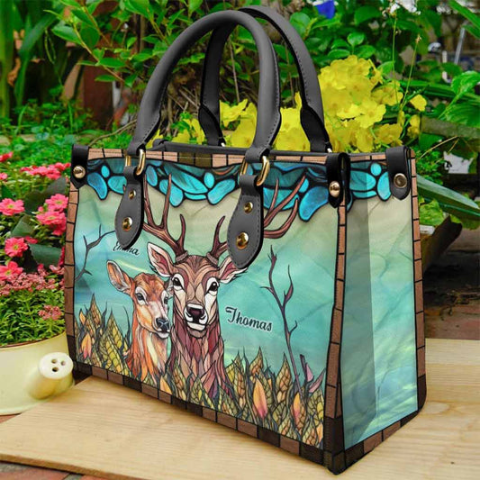 You & Me We Got This - Personalized Hunting Leather Handbag