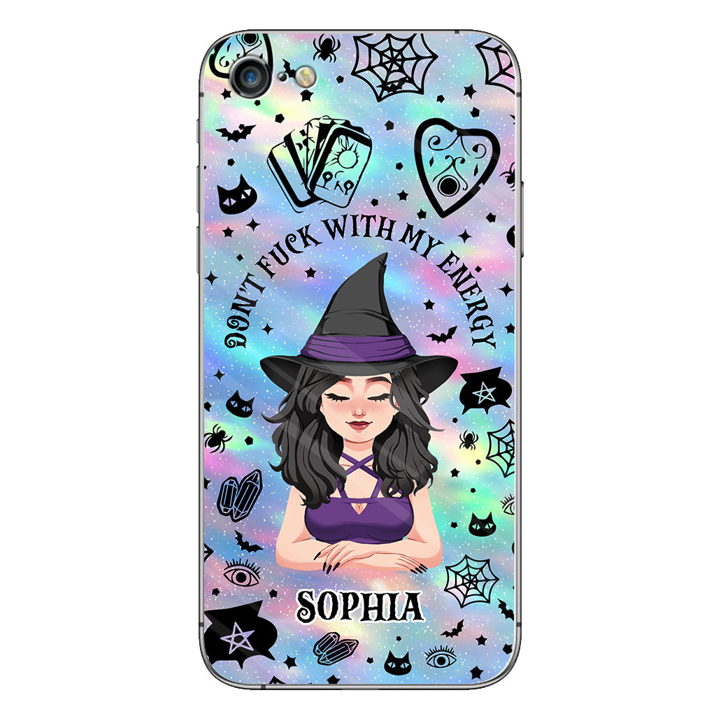 Don't F With My Energy - Personalized Witch Phone Case