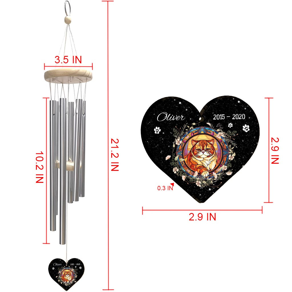 Ich liebe dich – personalisiertes Hunde-Windspiel