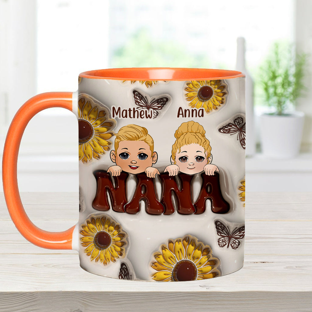 Meilleure grand-mère/mamie/mémé du monde - Cadeau pour grand-mère - Mug personnalisé