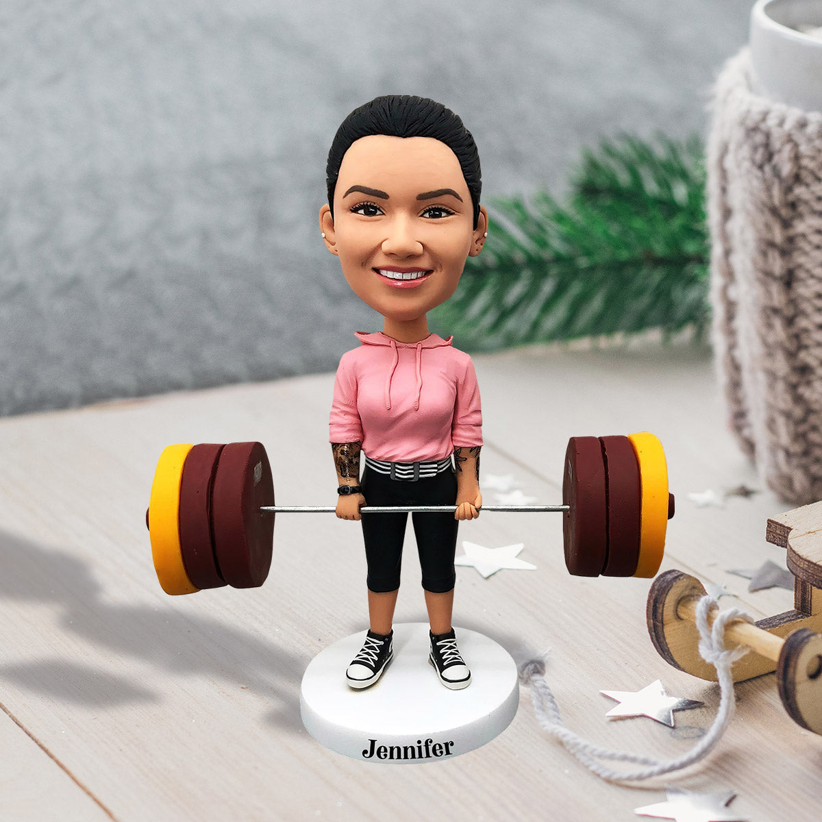 Love Fitness - Personalized Fitness Bobblehead
