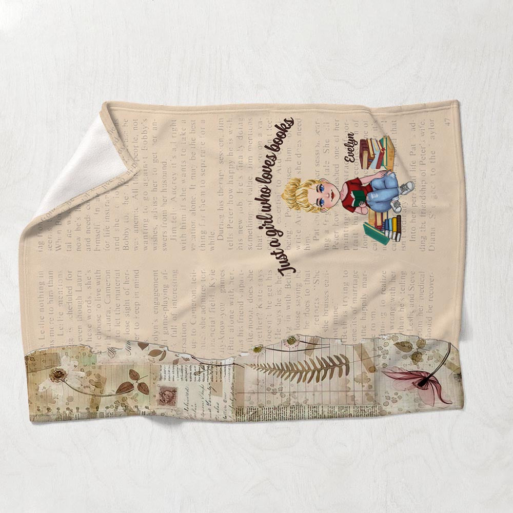 This Is My Reading Blanket - Book gift for mom, daughter, girlfriend, wife - Personalized Blanket