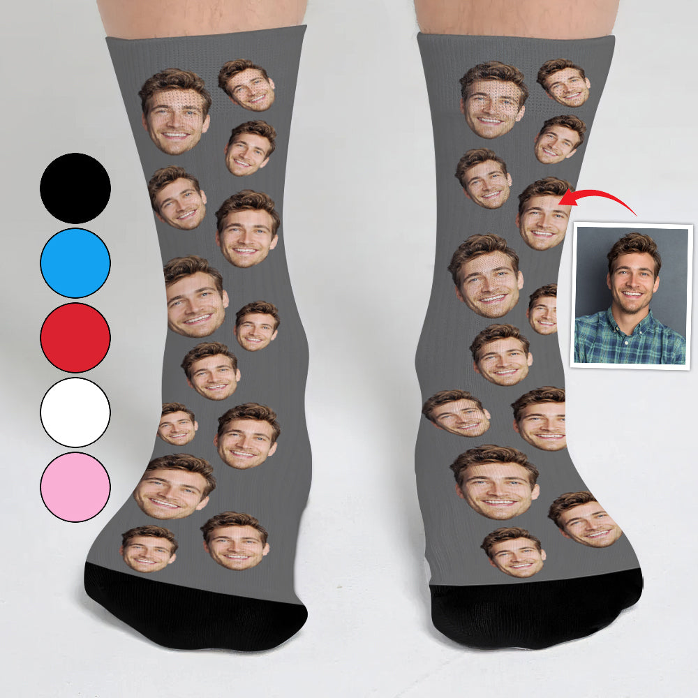Individuell gestaltete Socken für Onkel