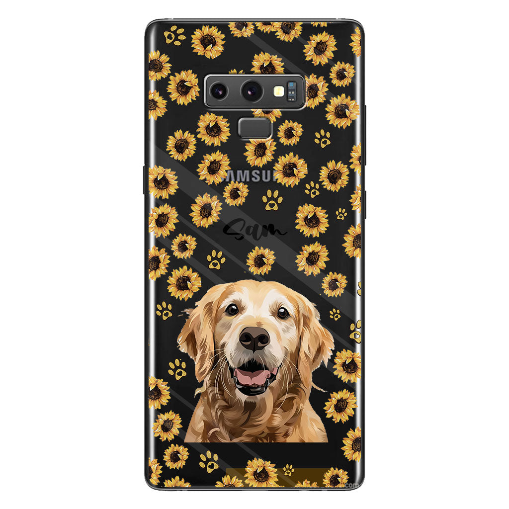 You Are My Sunshine - Personalized Dog Clear Phone Case