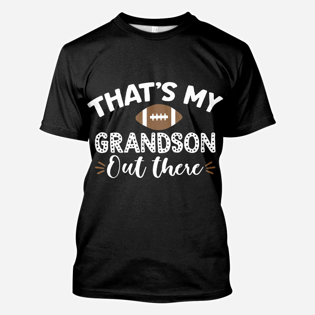 Maman, grand-mère, fière fan de foot - Cadeau football pour maman, grand-mère, épouse, elle - T-shirt personnalisé intégral