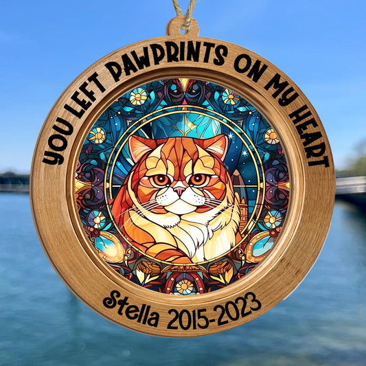 Tu étais mon bonjour préféré et mon au revoir le plus difficile - Attrape-soleil personnalisé pour chien