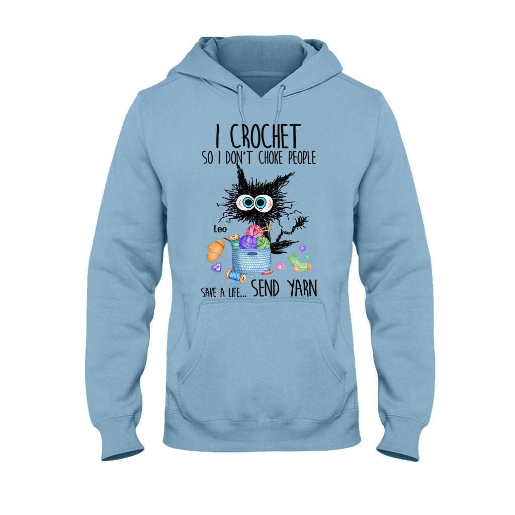 Je fais du crochet pour ne pas étrangler les gens - T-shirt et sweat à capuche personnalisés pour crocheteurs