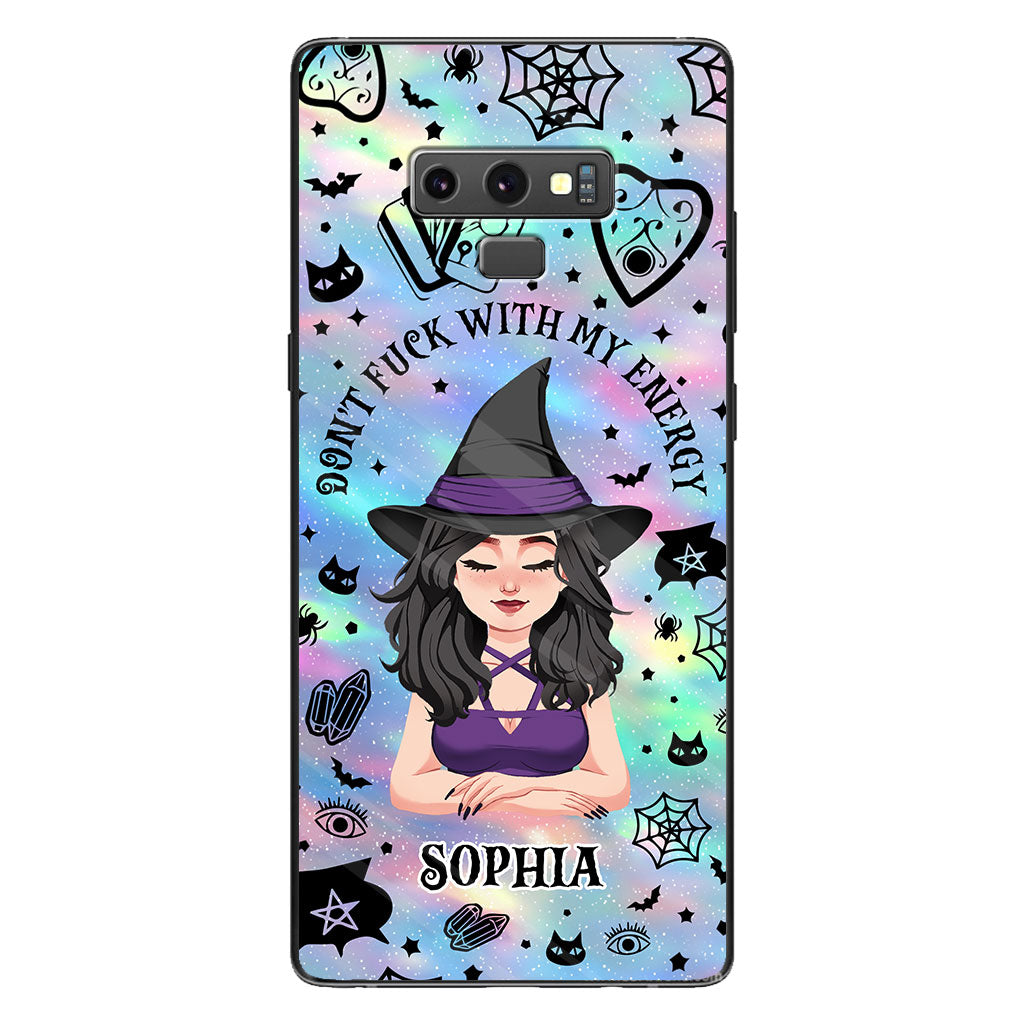 Don't F With My Energy - Personalized Witch Phone Case