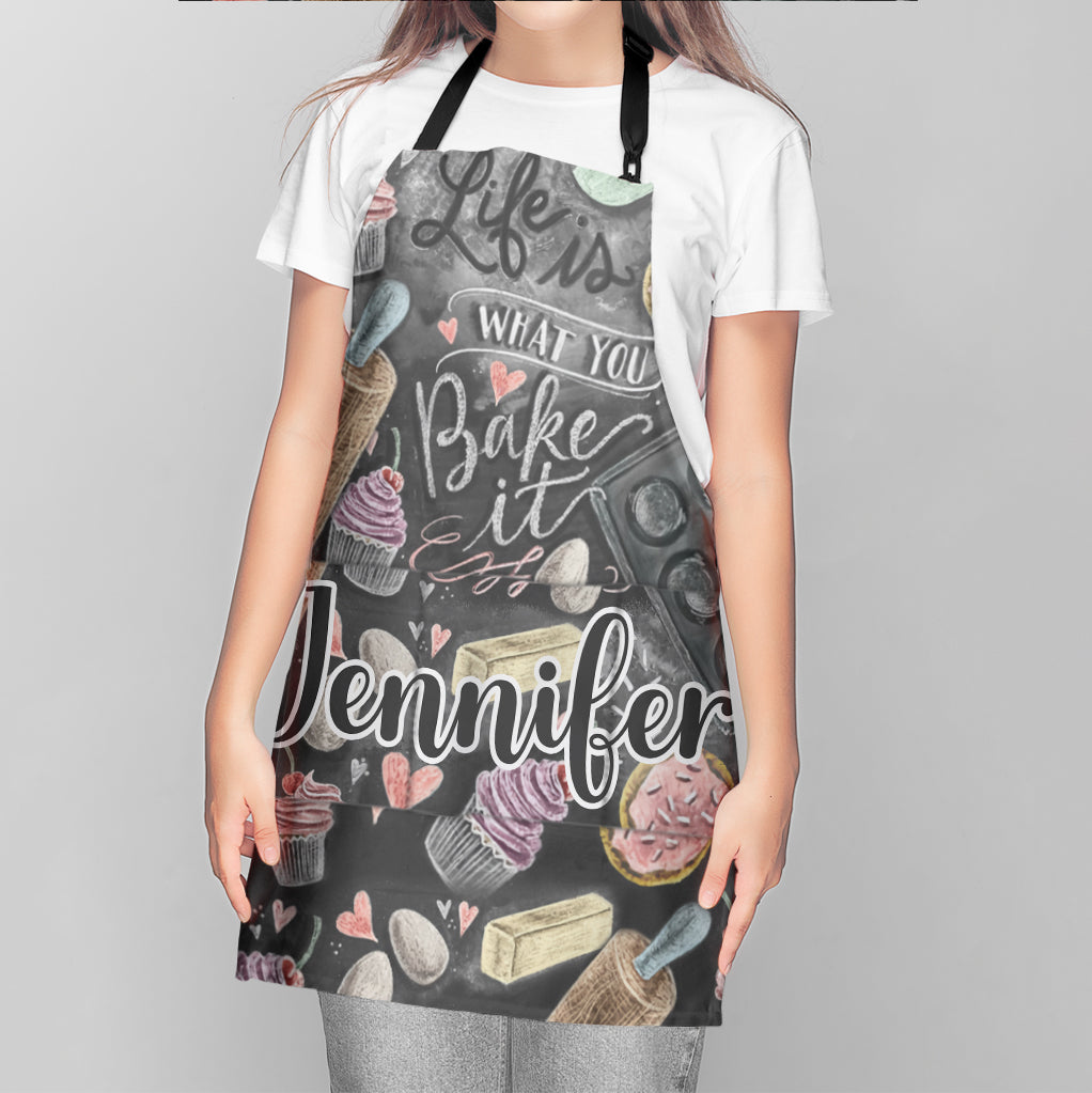 Life Is What You Bake It - Personalized Baking Apron
