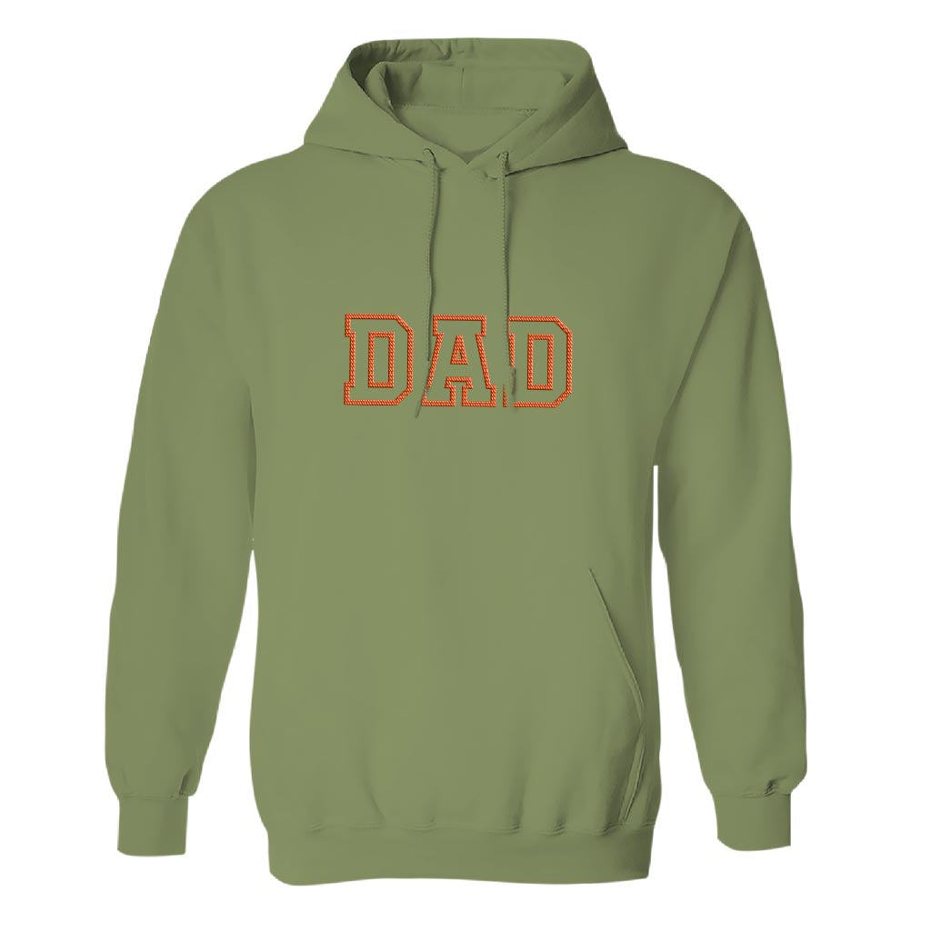 Custom Name - Personalized Father Embroidered Hoodie