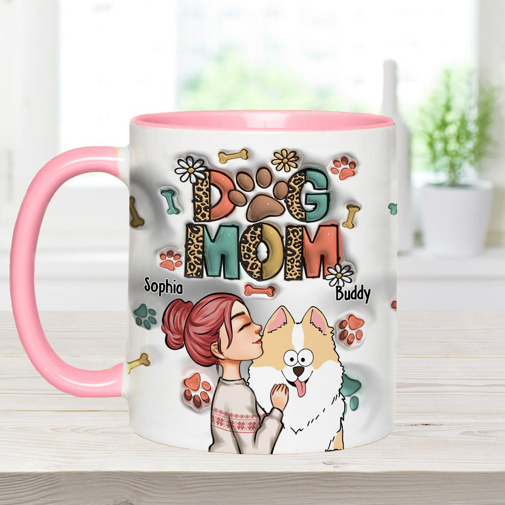 Aufblasbare Tasse mit Hunde- und Katzenmotiv – Geschenk für Hunde- und Katzenliebhaber – Personalisierte Tasse