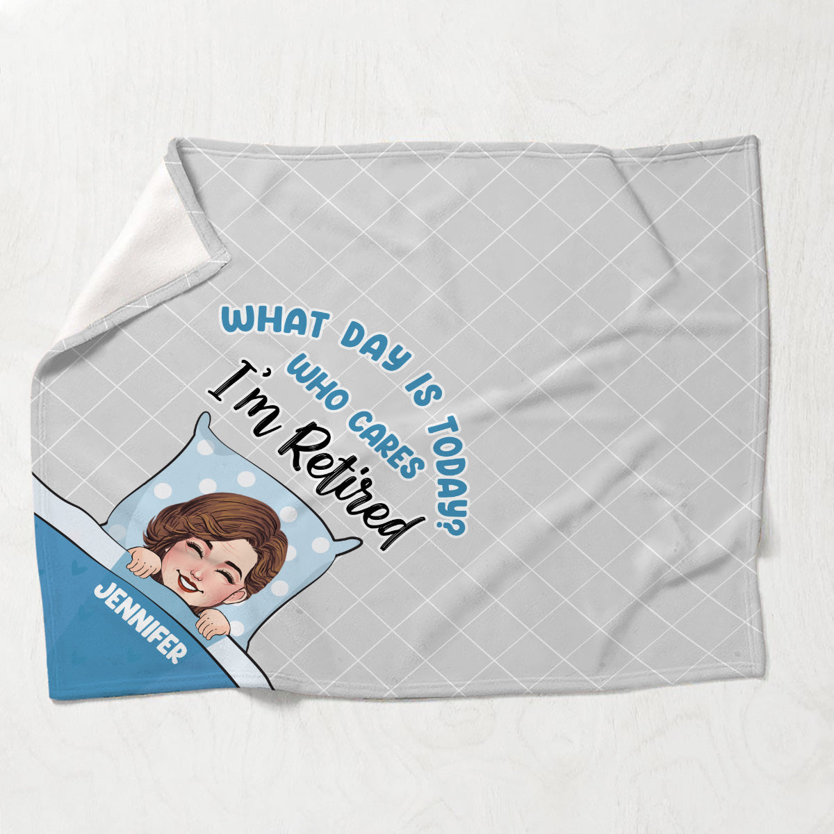 Quel jour sommes-nous ? - Couverture personnalisée pour retraités