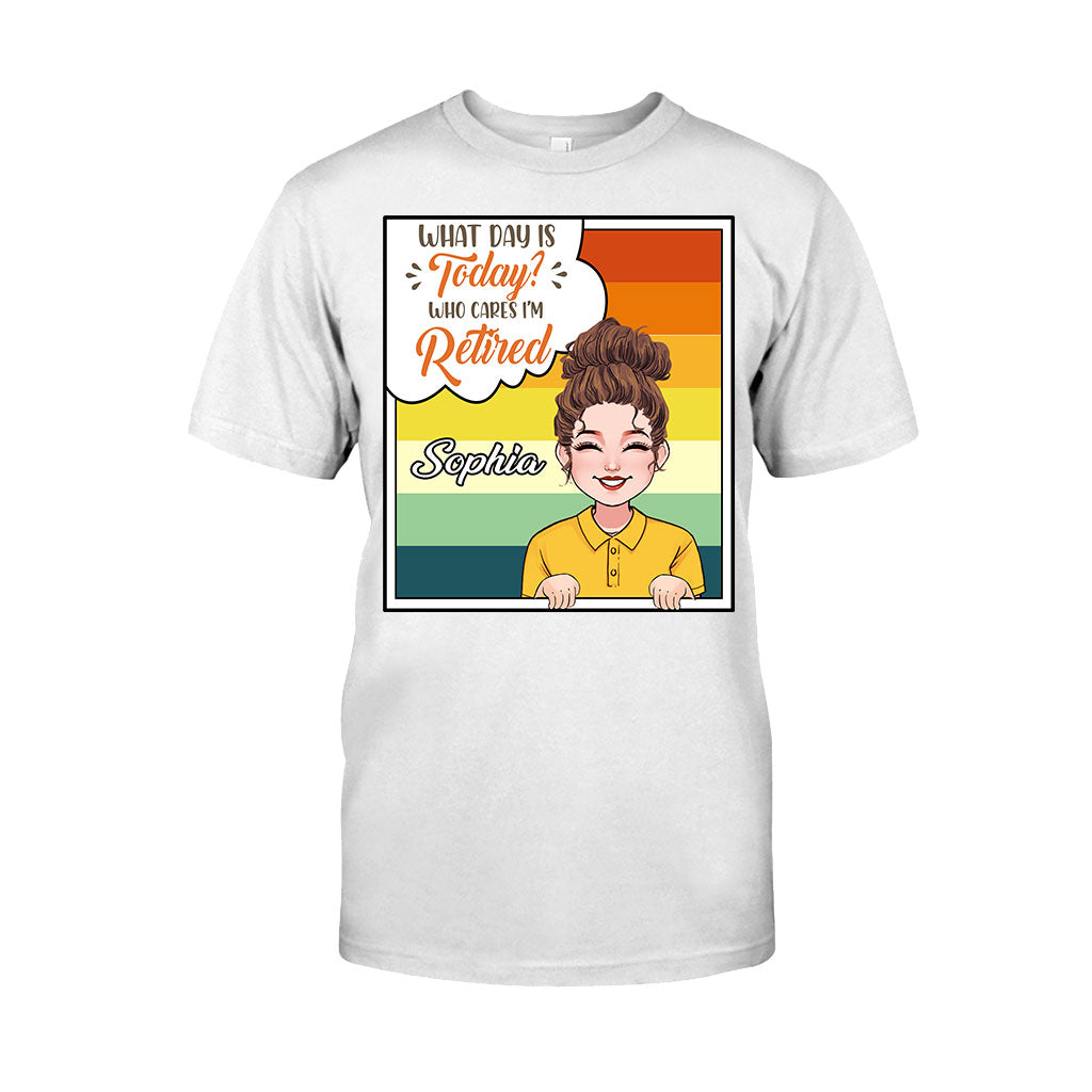 Quel jour sommes-nous ? - T-shirt et sweat à capuche personnalisés pour retraités