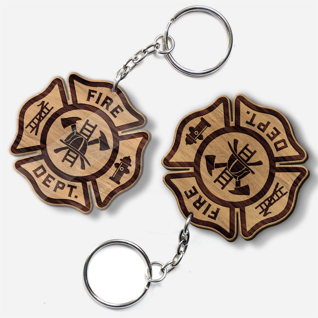 Make It Home Safe - Personalized Firefighter Keychain