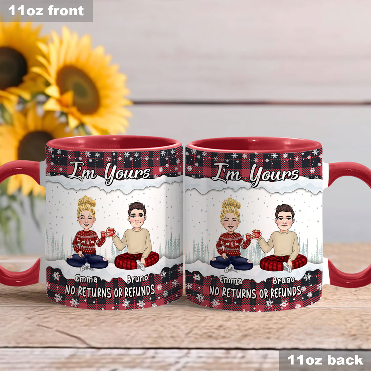 I’m Yours - Personalized Couple Accent Mug