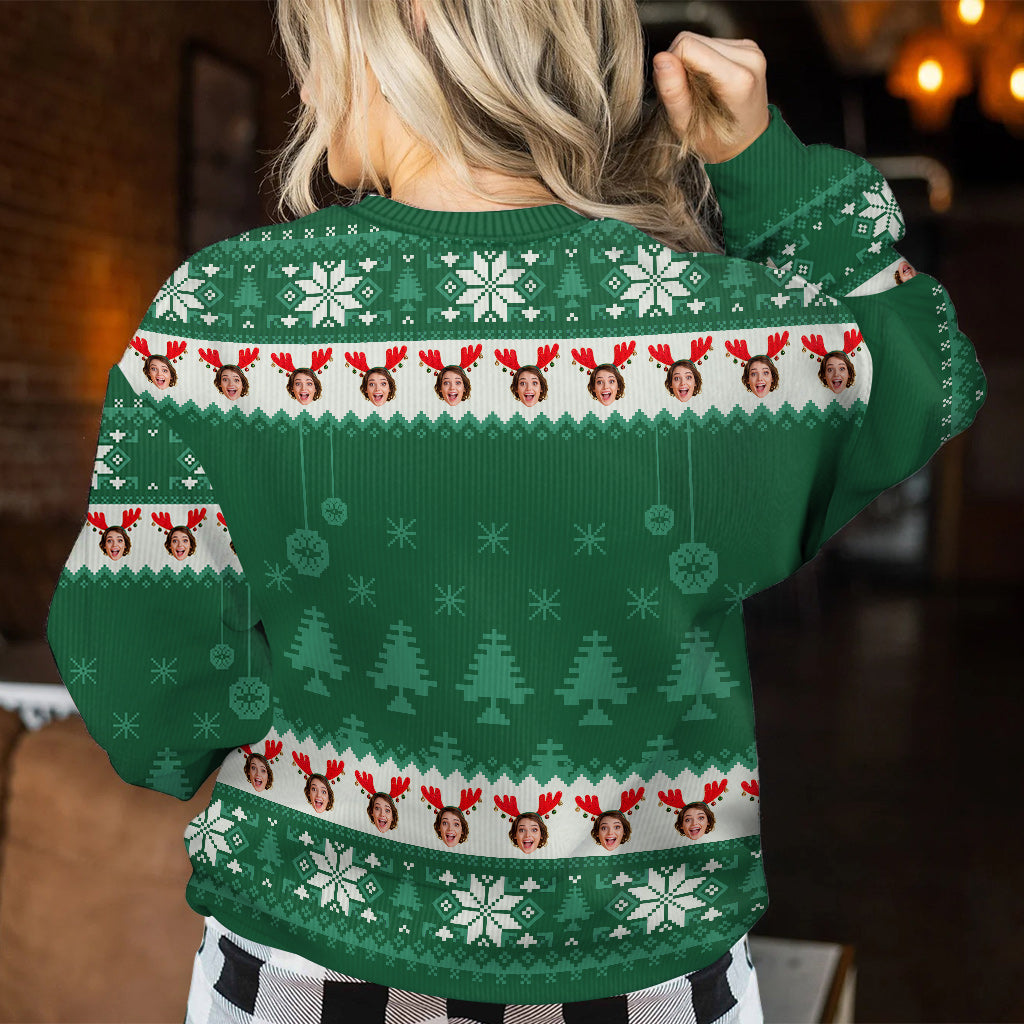 Voici mon pull moche - Pull moche de Noël personnalisé