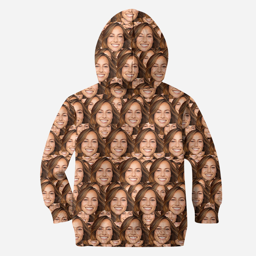 Custom Face Pattern - Personalized All Over Shirt