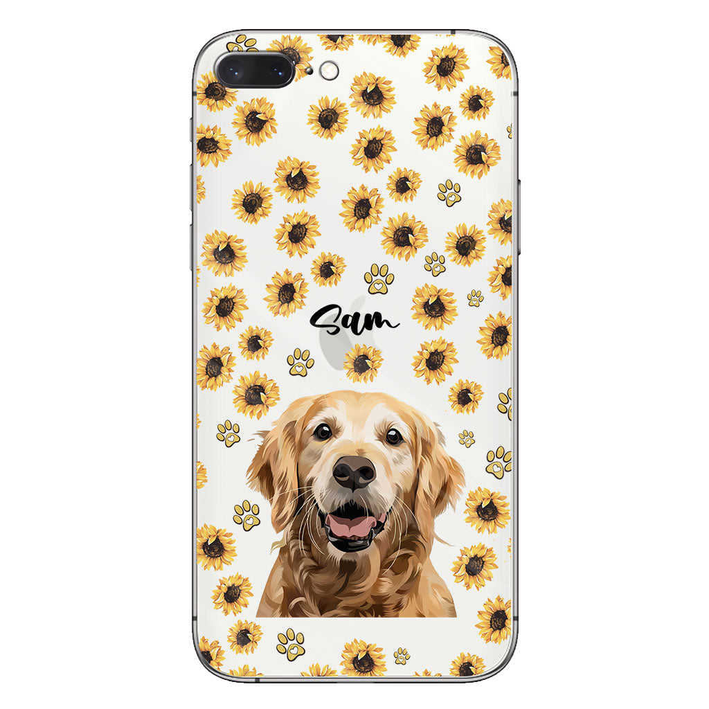 You Are My Sunshine - Personalized Dog Clear Phone Case
