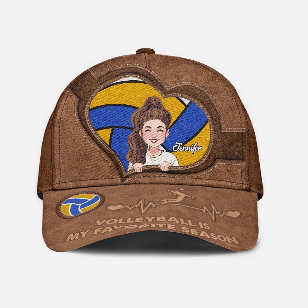 Volleyball Is My Favorite Season - Personalized Volleyball Classic Cap