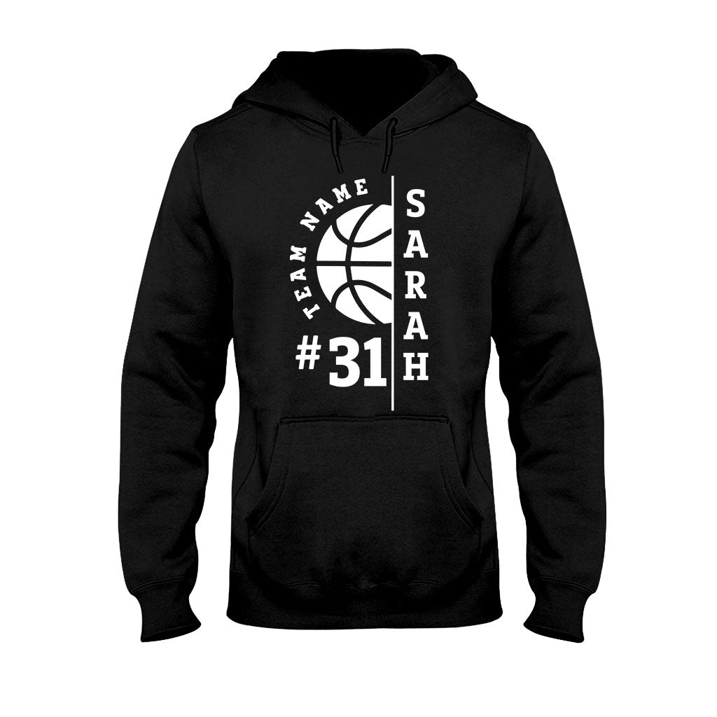 Love Basketball - Personalized Basketball T-shirt And Hoodie