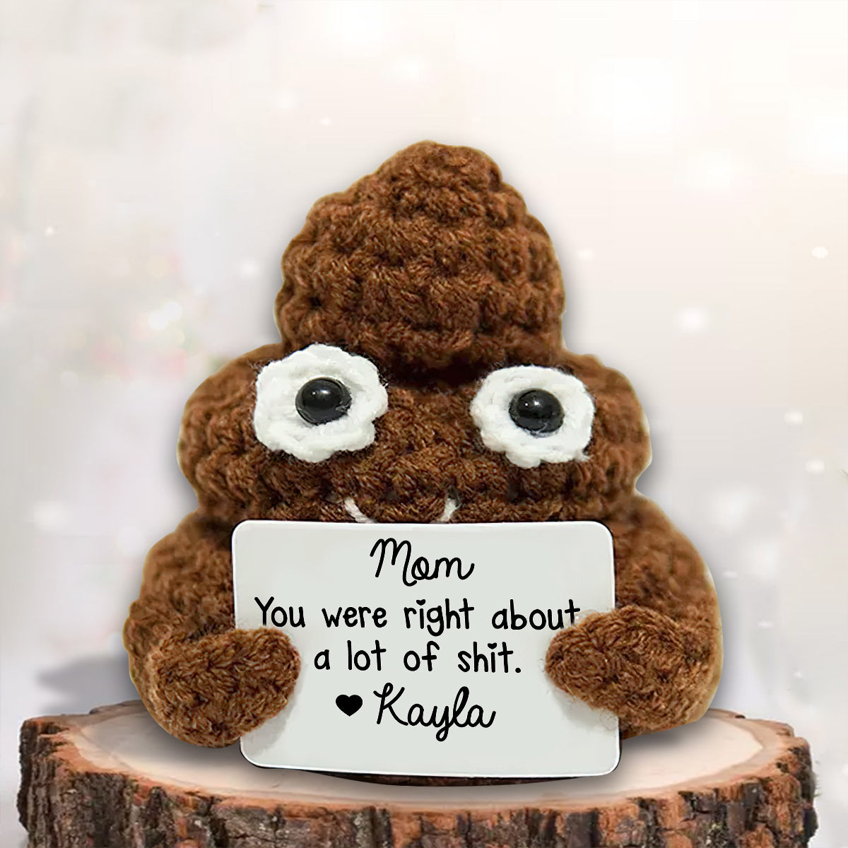 Mom, You Were Right - Personalized Mother Hand Knitted Figurine