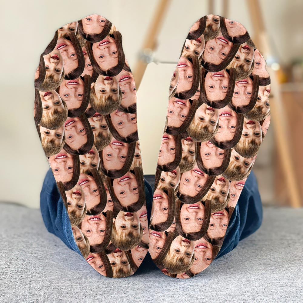 Customizable Printed Face - Personalized Kid Socks