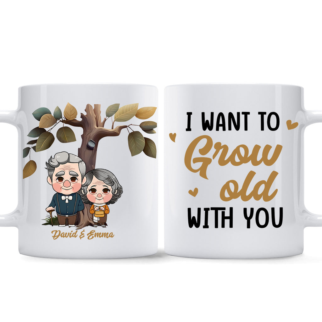 Grow Old Together - Personalized Couple Mug