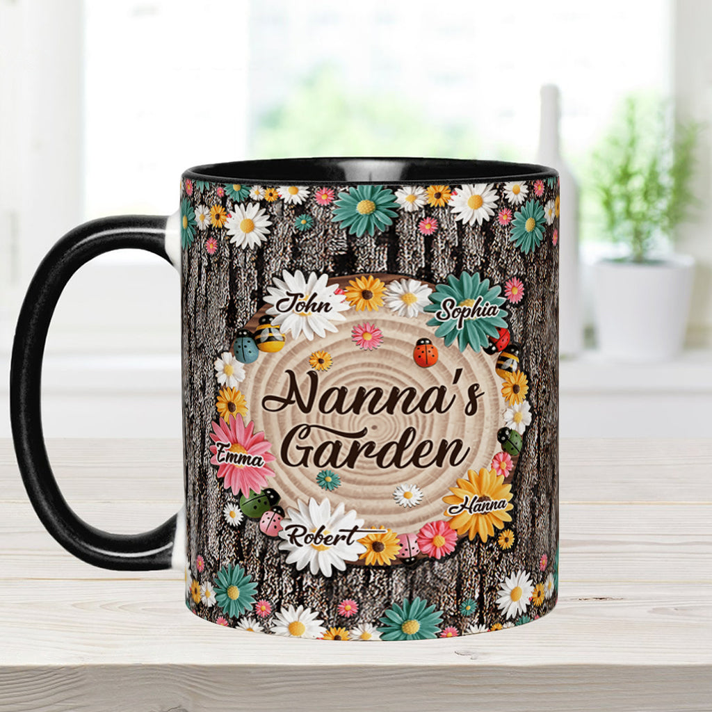 Nana's Garden - Personalisierte Tasse mit Oma-Motiv
