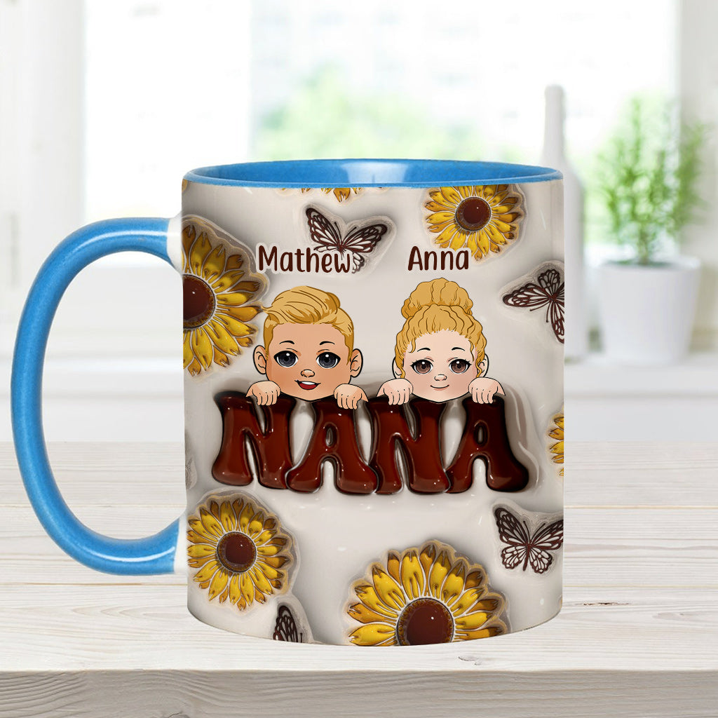 Meilleure grand-mère/mamie/mémé du monde - Cadeau pour grand-mère - Mug personnalisé