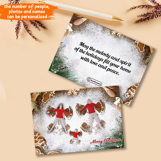 Merry Christmas - Personalized Family Greeting Card