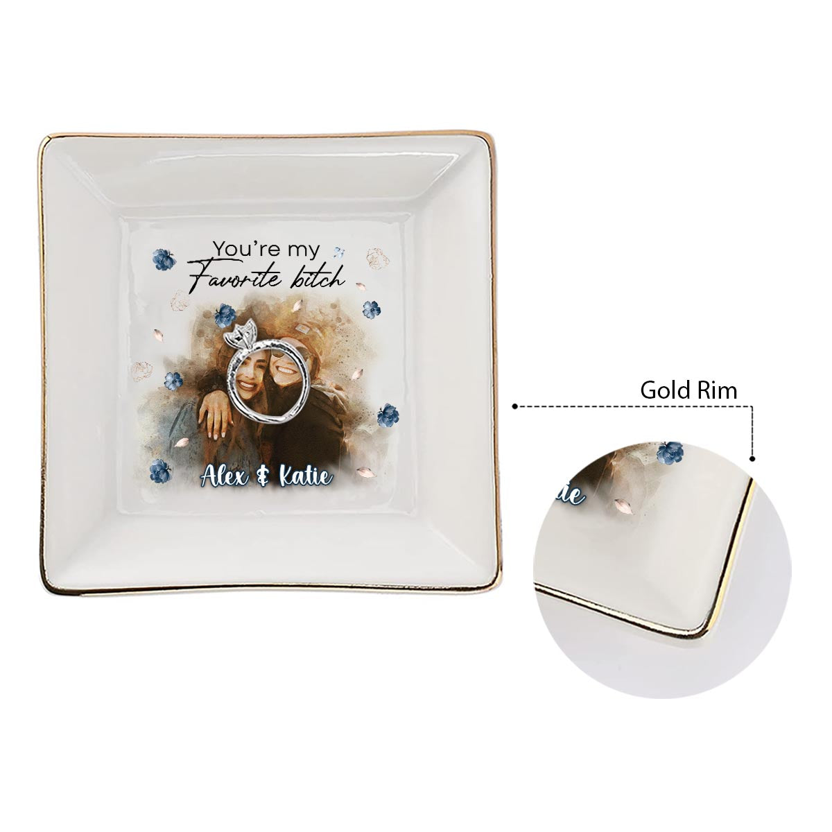 You’re My Favorite - Personalized Bestie Jewelry Dish