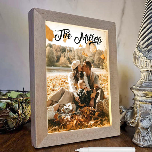 Love Family - Personalized Family Light Photo Frame